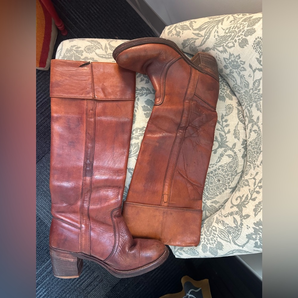Black label vintage brown Frye boots size 6.5 - Picture 4 of 13